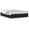 Bed Frame Black 120x190 cm Particleboard and Metal