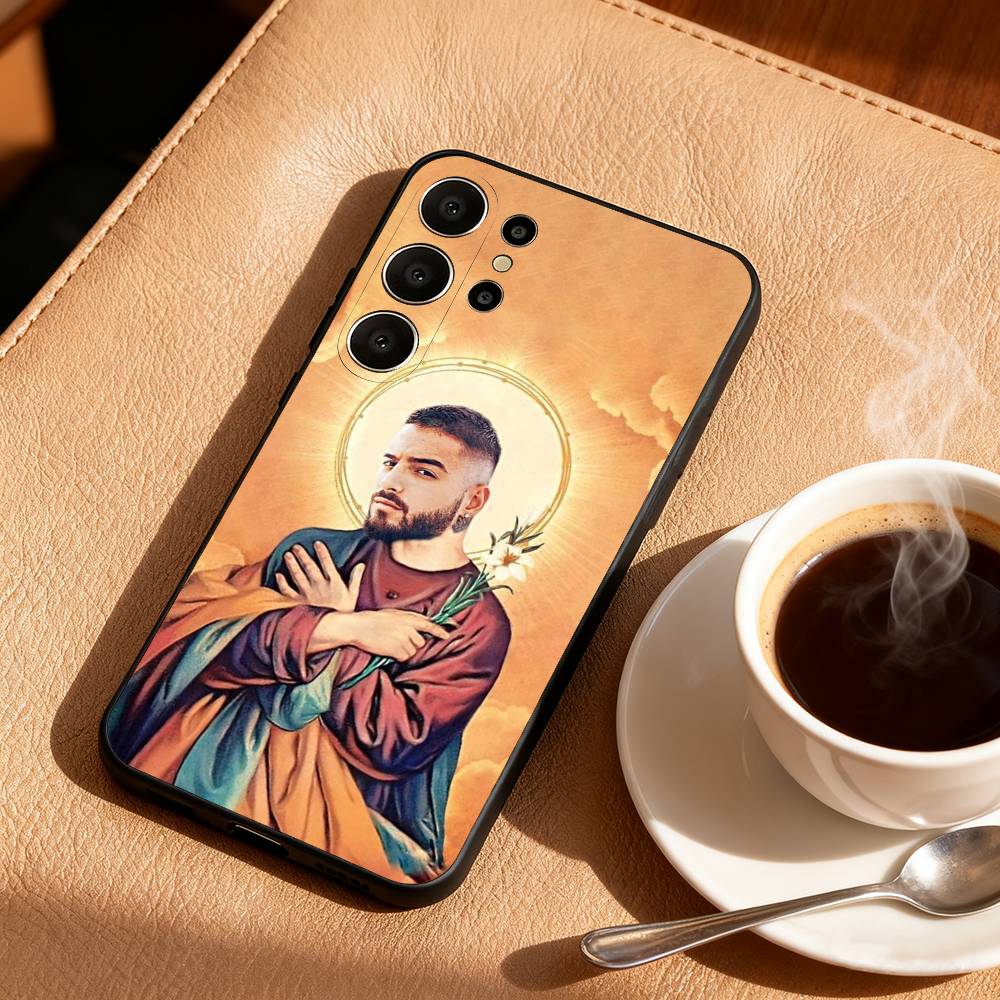 

M-Maluma B-BRONCEADOR Phone Case For Samsung S26,S25,S24,S21,S22,S23,S30,Ultra,S20,FE,Lite,10,9,Black Cover Samsung S25Plus