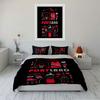 Portland Themed Graphic Design Bedding Duvet Cover Set Duvet Cover Pillowcases  (1*Duvet Cover 2*Pillowcases, without duvet insert)