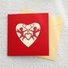 Cupid's Heart 3-D for Pop Up Valentine’s Day Card Happy Anniversary for Her Date
