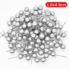 500/50pcs Mini Artificial Red Berries DIY Floral Wreath Ornament Fake Berry Cherry Stamen Christmas New Year Party Home Decor