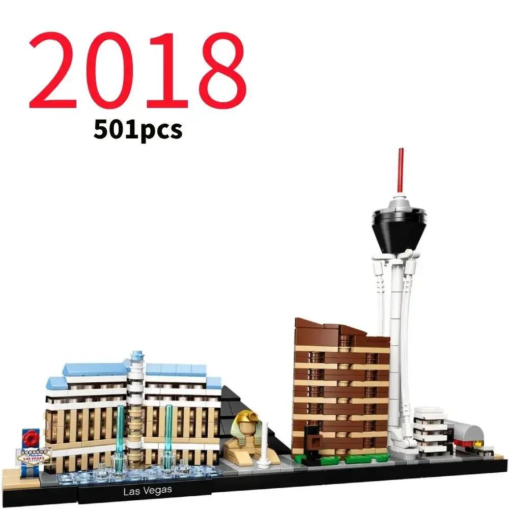 LEGP 2016-2022 Architecture Skylines Collectible Series Of Building Blocks Kit, Collectible Architecture Model Set For Adults