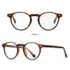 Anti Blue Rays Round Prescription Glasses For The Nearsighted Leopard Frame Student Prescription Spectacles 0 -0.5 -0.75 To -6.0