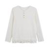 Girls' Antibacterial Long-Sleeve Pullover T-Shirt