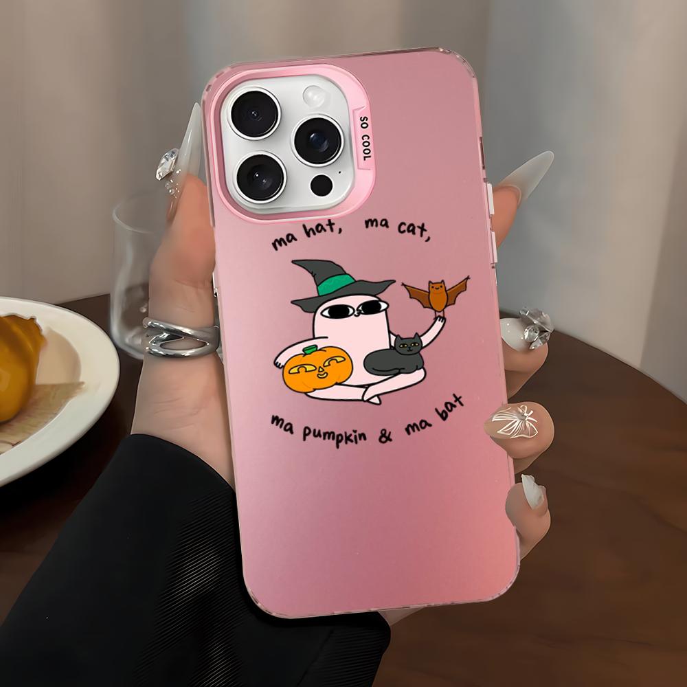Pink Cartoon Funny Big Eyes Ketnipz Phone Case For iPhone16 15 14 13 12 11Pro Max X XR XSMAX 87 Plus Matte Shockproof Back Cover