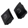 4Pcs Black Car Master Window Switch Button Cover Cap Fit for Mercedes-Benz C Class W204 C200 C220 E200 CLA GLK ML350