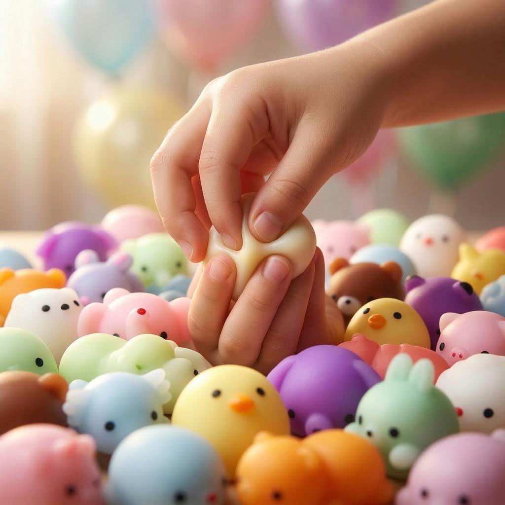 Squishies Mochi Squishy Toys Favors Party For Kids Mini Kawaii Animals Stress Relief Squishy Pack Squishys With Storage Box
