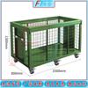 Military Green Mobile Mesh Storage Crate