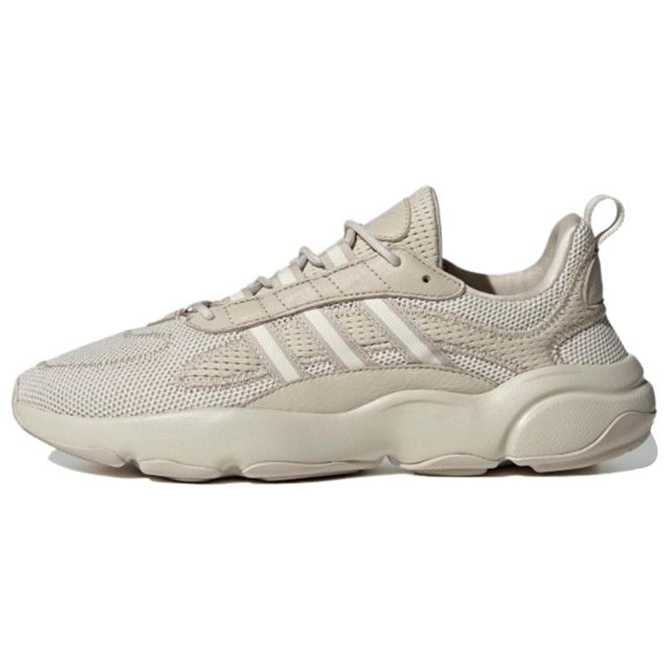 Adidas Originals Haiwee Cool Sports Non-Slip Durable Lightweight Low-Top Lifestyle Casual Shoes Unisex Casual Shoes Gray Beige ID0549