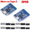 D1 Mini TYPE-C/MICRO ESP-12F ESP8266 CH340G V2 USB WIFI Internet of Things Development board based Nodemcu Lua IOT Board 3.3V
