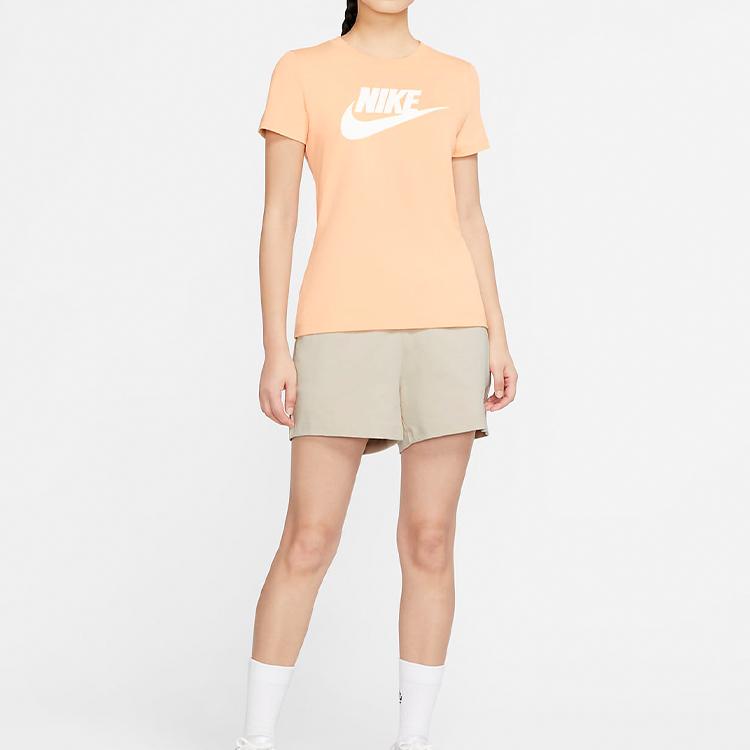 Nike Essential Short Sleeve T-Shirt Women Tops Pink Orange BV6170-734