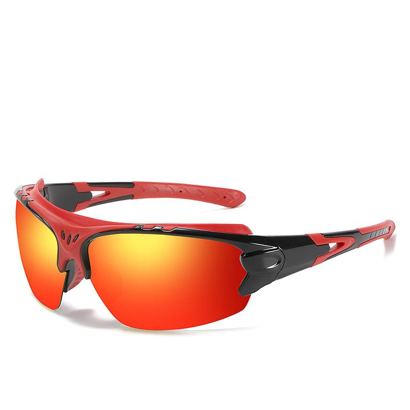 UV400 Protection Polarized Sports Sunglasses Windproof Unisex for Men Women Cycling Running Driving Fishing Goggles Shockproof