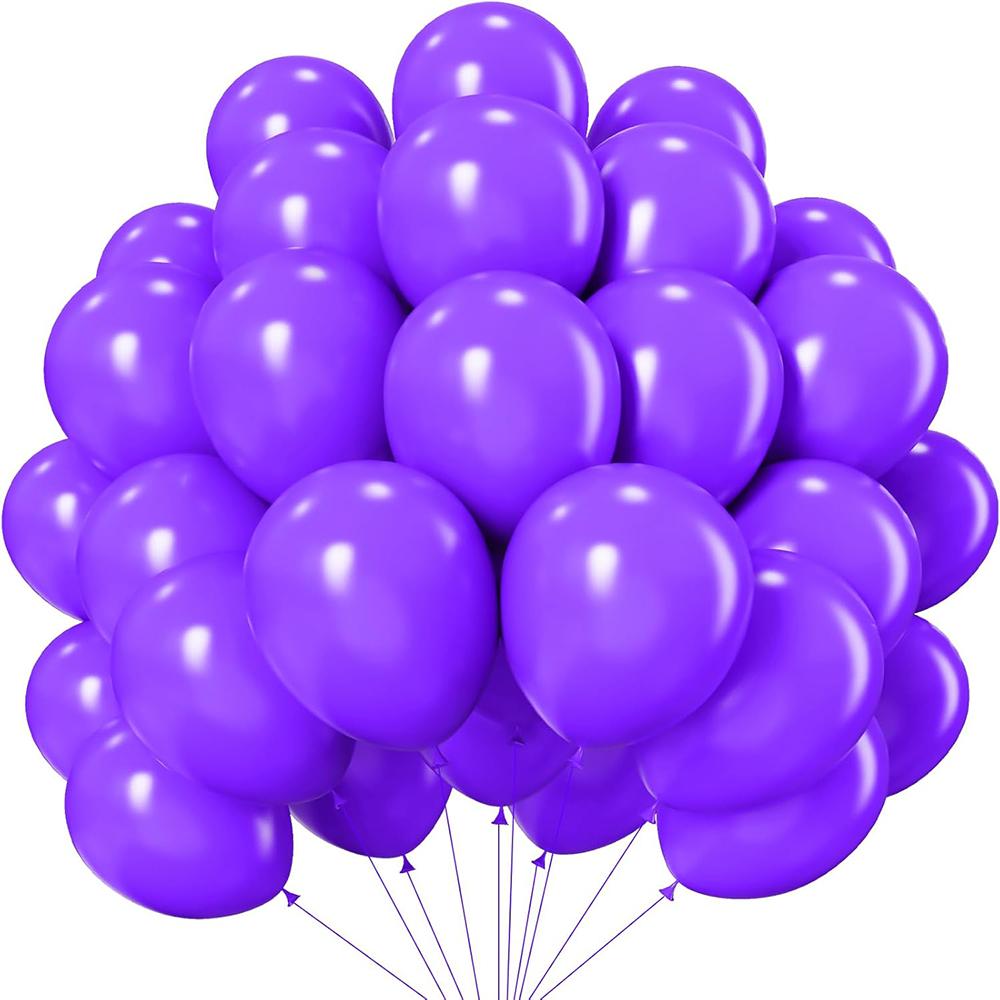 10/20/30/50pcs 10/12inch Blue Balloon Hot Pink Pastel Purple Balloons Baby Shower Globos Decor Birthday Party Wedding Decoration