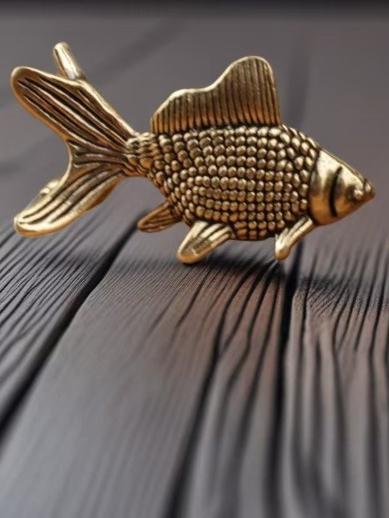Vintage Solid Copper Plated Handmade Bee Tea Pet Mini Carving Decor Office Desk Bookshelf Ornament Desktop Accessory