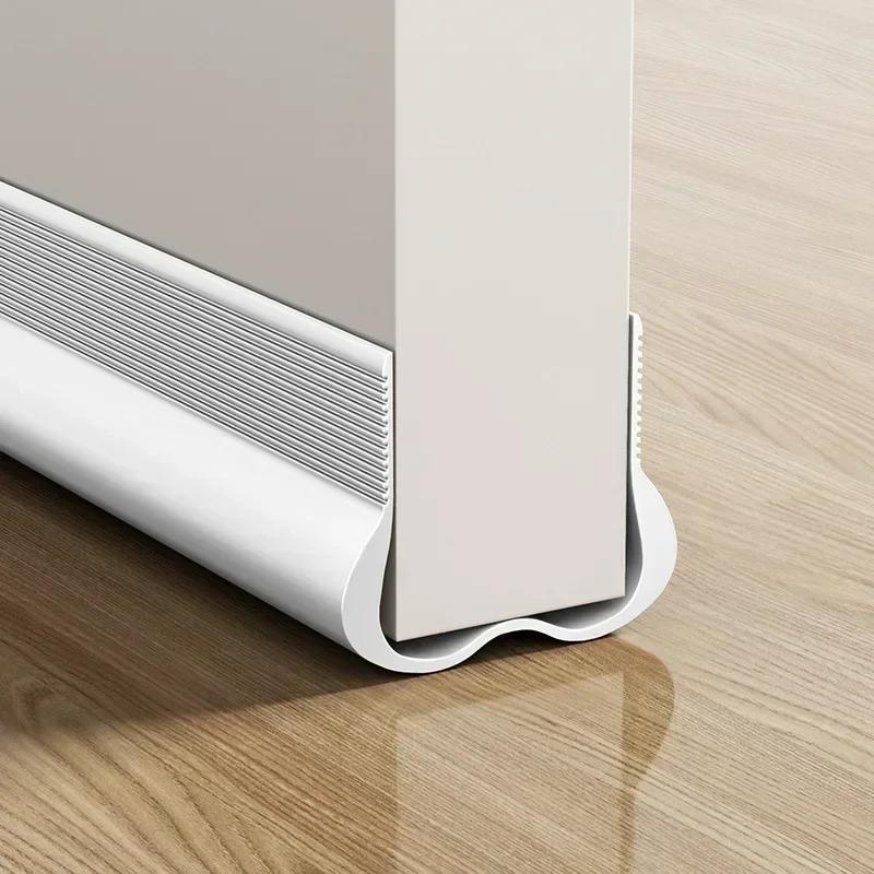 PVC Flexible Door Bottom Sealing Strip Under Doors Draft Stopper Sealing Strip OundProof Gasket Weatherstrip Draft Guard