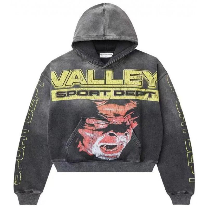 2026 Trendy Unisex Oversized Hoodie With Retro Letter Print Loose Fit Cotton Blend Sweatshirt