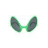 Green Goofy Alien Party Sunglasses – Fun Rave Gag Costume Glasses