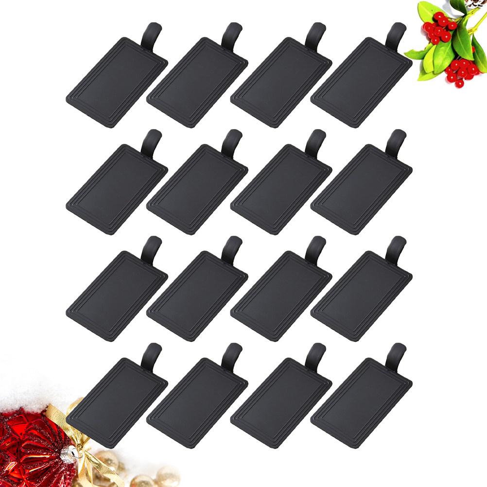 100Pcs Mousse Base Boards Rectangular Cake Boards Dessert Tray Birthday Wedding Black 10x6cm Cake Tools Bake Display