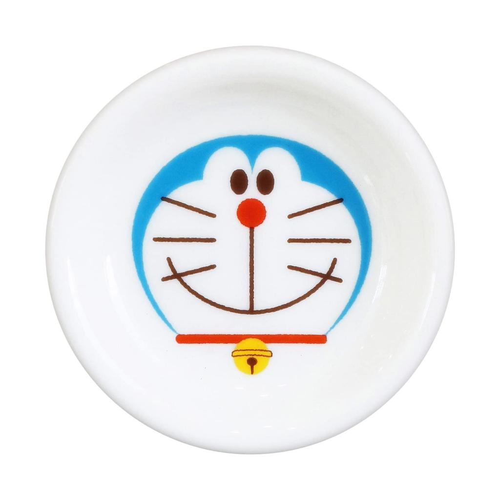 Kanesho Pottery Small Face Made In 007123 "Doraemon" Plate, 9cm, Up, Japan,