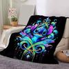 1pc Stitch Printing Blanket - Soft, All-Season Throw for Living Room, Bedroom,Travel