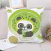 Panda Decorative Pillows for Bed Throw Pillow Covers Pillowcases X Cushions Children's Cushion Cover Short Plush Sofa