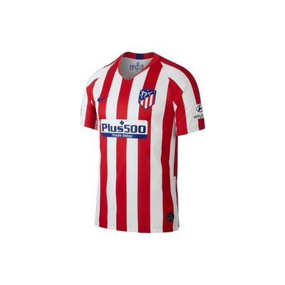 Logo Bedrucktes Gestreiftes Kurzarm Atletico Madrid Fußballtrikot Herren Trikot Rot Weiß AJ5523-612
