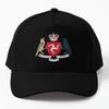 Isle Of Man Coat Of Arms  Baseball Cap Hat Sport Outdoor Black Fish Summer Hip Hop Czapka Boys Sun Printed Casquette Bonnet