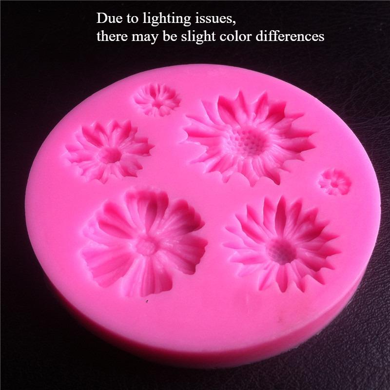3D Flower Silicone Molds Fondant Craft Cake Candy Chocolate Sugarcraft Ice Pastry Baking Tool Mould Baking Accessories and Tools