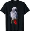 Mooie Afrikaanse Grijze Papegaai Cadeau Unisex T-shirt