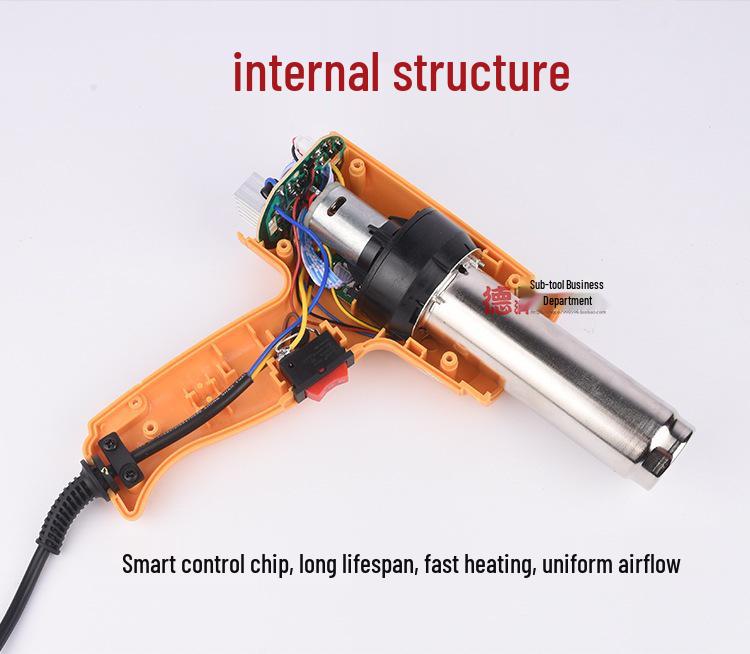 Lihongke LK-620E 2000W Digital Display Hot Air Gun with Temperature Control for Portable Film Applications and High-Power Baking