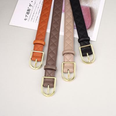 Women's Belt Cowhide Women's Belts, Veterinary Leather Pinhole Belt Belt Belts, Belt