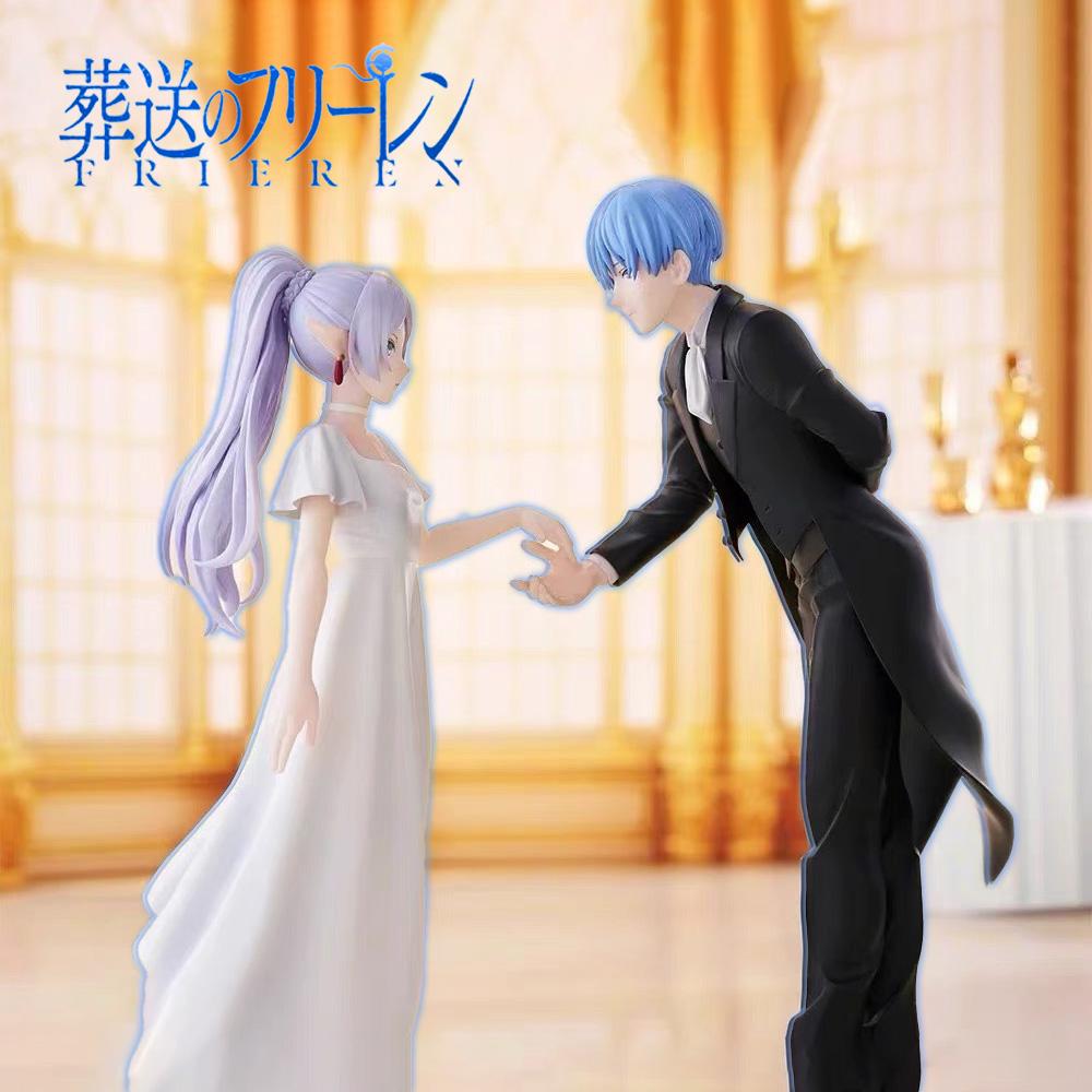 18-20cm Frieren: Beyond Journey's End Anime Figure Frieren Himmel Proposal Dance Action Figure PVC Ornaments Toy Brithday Gift