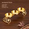 Buddhist Lotus Ghee Oil Lamp Holder for Home Offering