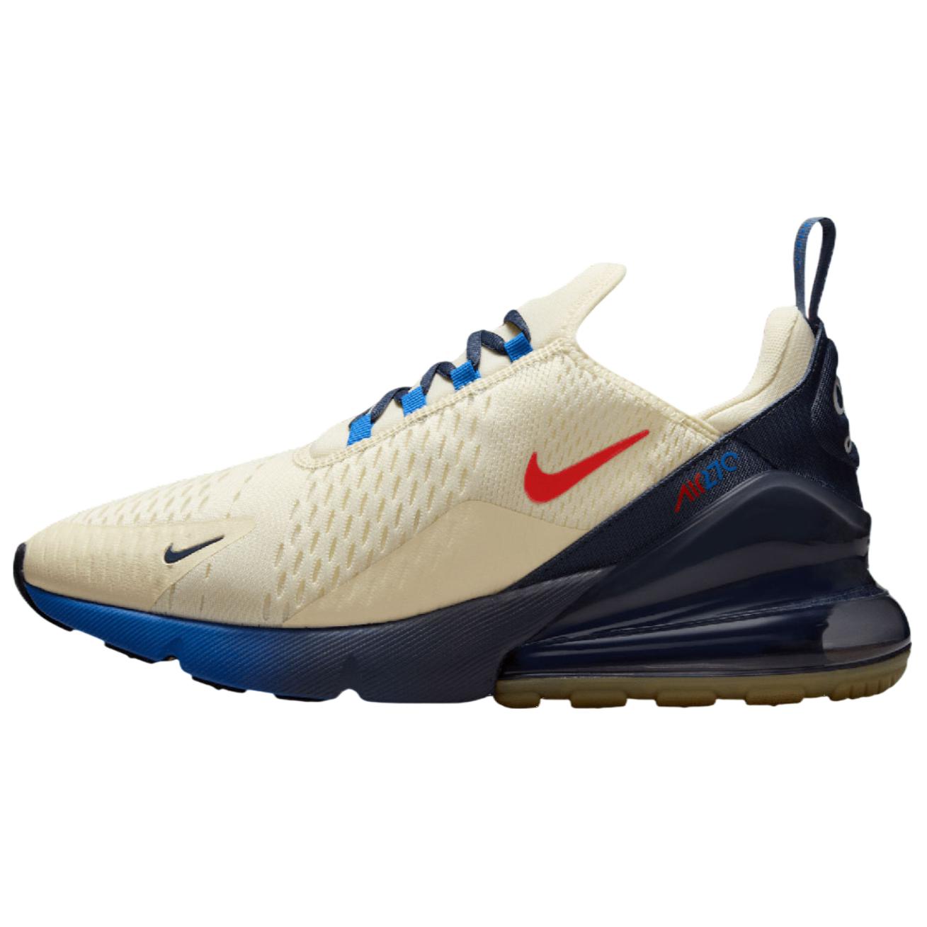 

Nike MLB x Air Max 270 City Connect Pack - Лос-Анджелес Доджерс Унисекс Кроссовки Белый Кокосовое Молоко Чили-Красный HQ7997-100 42