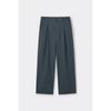 Customellow Grey Loose Fit Tucked Creased Pants Cwpam26431gyx