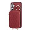 Crossbody portemonneehoesje voor Samsung Galaxy A06/A14/A15/A16/A22/A25/A26/A32/A36/A52/A53/A56/A71/A72 Rits Kaartsleuven Band Stand