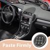 MAGICLULU Sticker Car Speed Knob Sticker Gear Shift Sticker