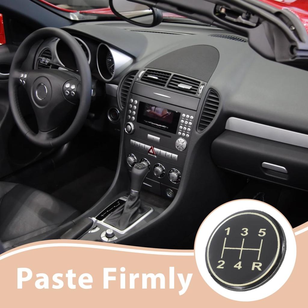 MAGICLULU Sticker Car Speed Knob Sticker Gear Shift Sticker