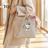 Soft Stuffed Animal for Kids Plush Simulation Cat Doll Keychain, Skin Friendly Washable Kitten Pendant, Plushie Bag Charm Backpacks And Keys