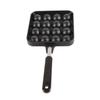 Heat Insulated Anti-scald Handle Takoyaki Grill Pan 16-Hole Baking Mold  Snack Making