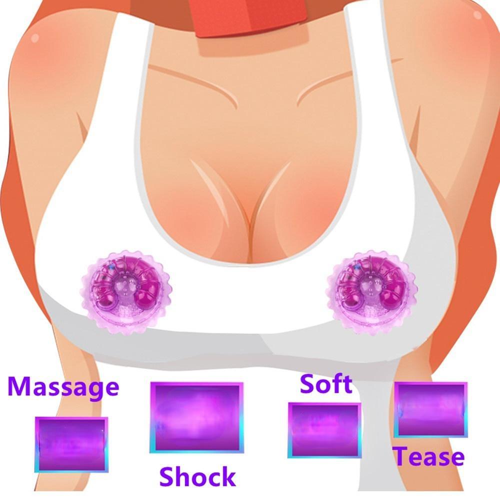 1 pár návleků na bradavky Vibrátor Stimulátor ženského prsu Sexy samolepky Produkty pro dospělé Sexy hračky pro páry Sex