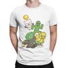 Team Final Fantasy Moogle Chocobo Tonberry Cactuar Rpg Game Square Enix Geek Nerd T Shirts Men's Cotton Clothes Gift Idea