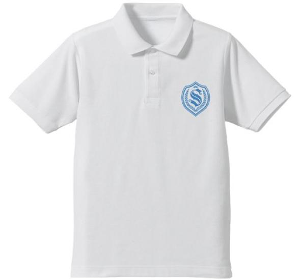 

Phantasy Star Online 2 The Animation Seiga Gakuen Polo Shirt White L Size