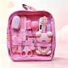 Cloth Baby 13piece Set Care Bag Nasal Aspirator Nail Clipper Cartoon Design Daily Cleaning Essentials