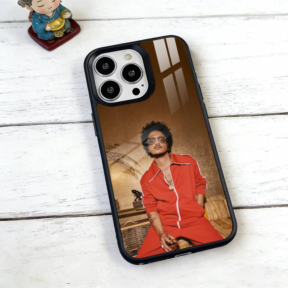 Singer B-Bruno M-Mars Phone Case For iPhone17,16,15,14,13,12,11 Plus,Pro Magnetic with Magsafe Wireless Charging
