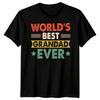 Unisexs Worlds Best Grandad Ever Funny Fathers Day Tshirt Tee Dad Papa Life Fd
