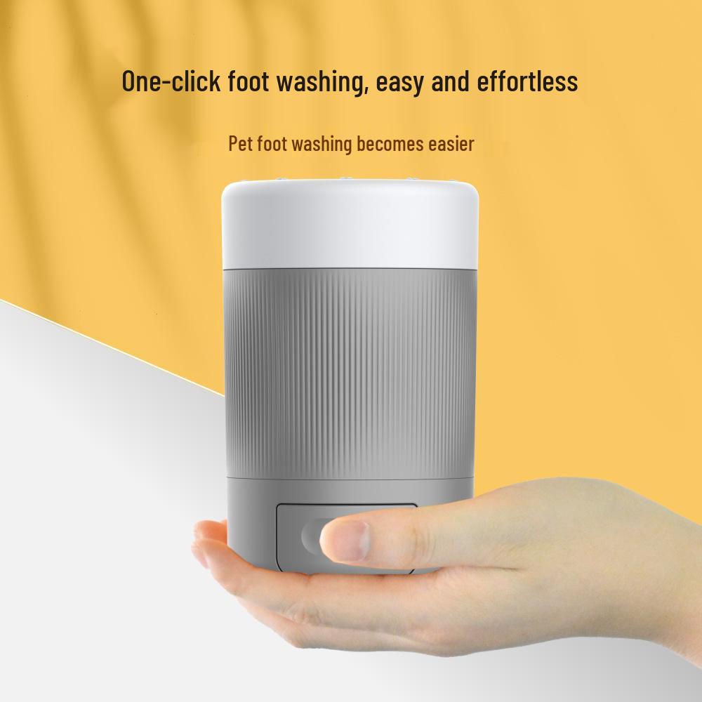 Pet Paw Cleaning Cup: Automatic Dog Foot Washer for Outdoor Use