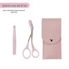 Eyebrow Grooming Tool Set: Safe Blade Razor, Anti-scratch Scissors, Brush, Comb & Trimmer