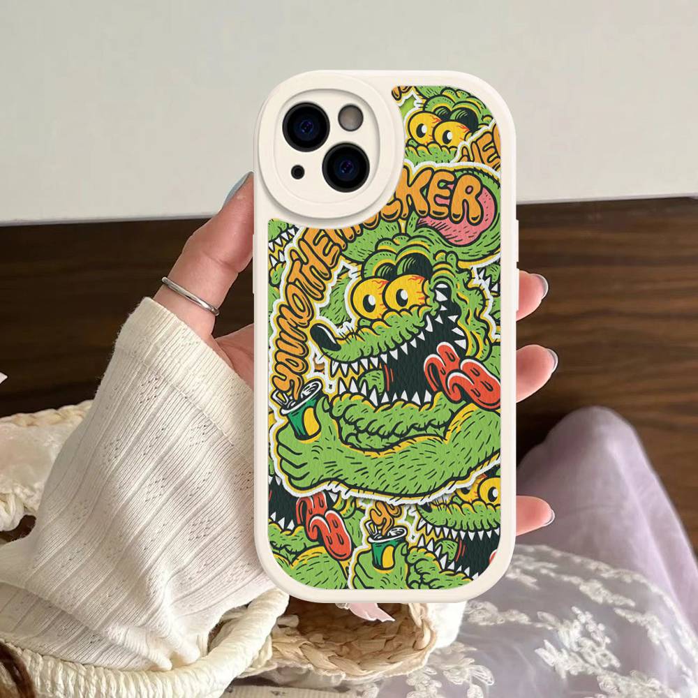 Funny Rat Fink Phone Case Hard Leather For IPhone 14 13 16 Mini 15 14 11 12 Pro Max Plus Fundas