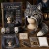 Halloween Cosplay Hat Kit Fantasy Hood Crochet Kit, Cute Animal DIY Dragon Unicorn Making Supplies Skull Earflap Craft for Adults, Handmade